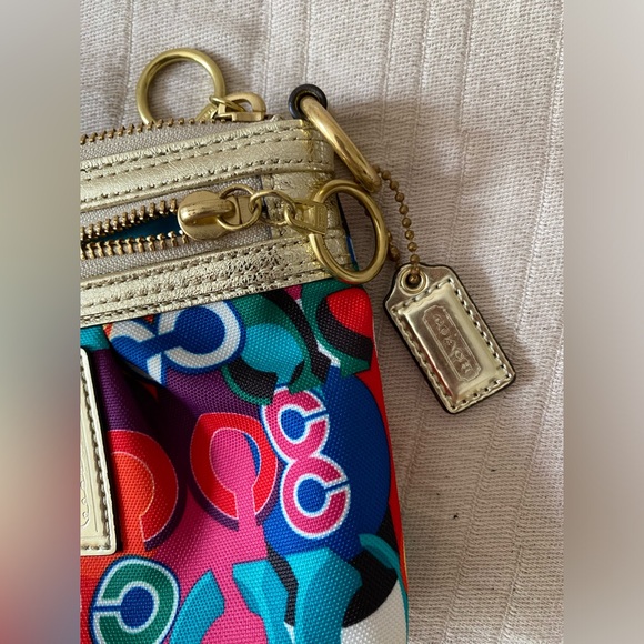 Coach Poppy Glam Wristlet bag - Picture 8 of 9